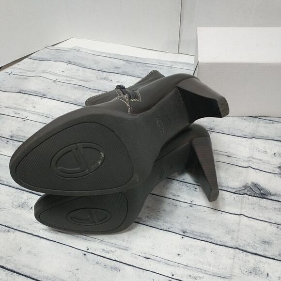 Circa Joan David CJ Masey Brown Leather Womens Ankle Boots Heeled US Size 7.5M - Picture 7 of 11